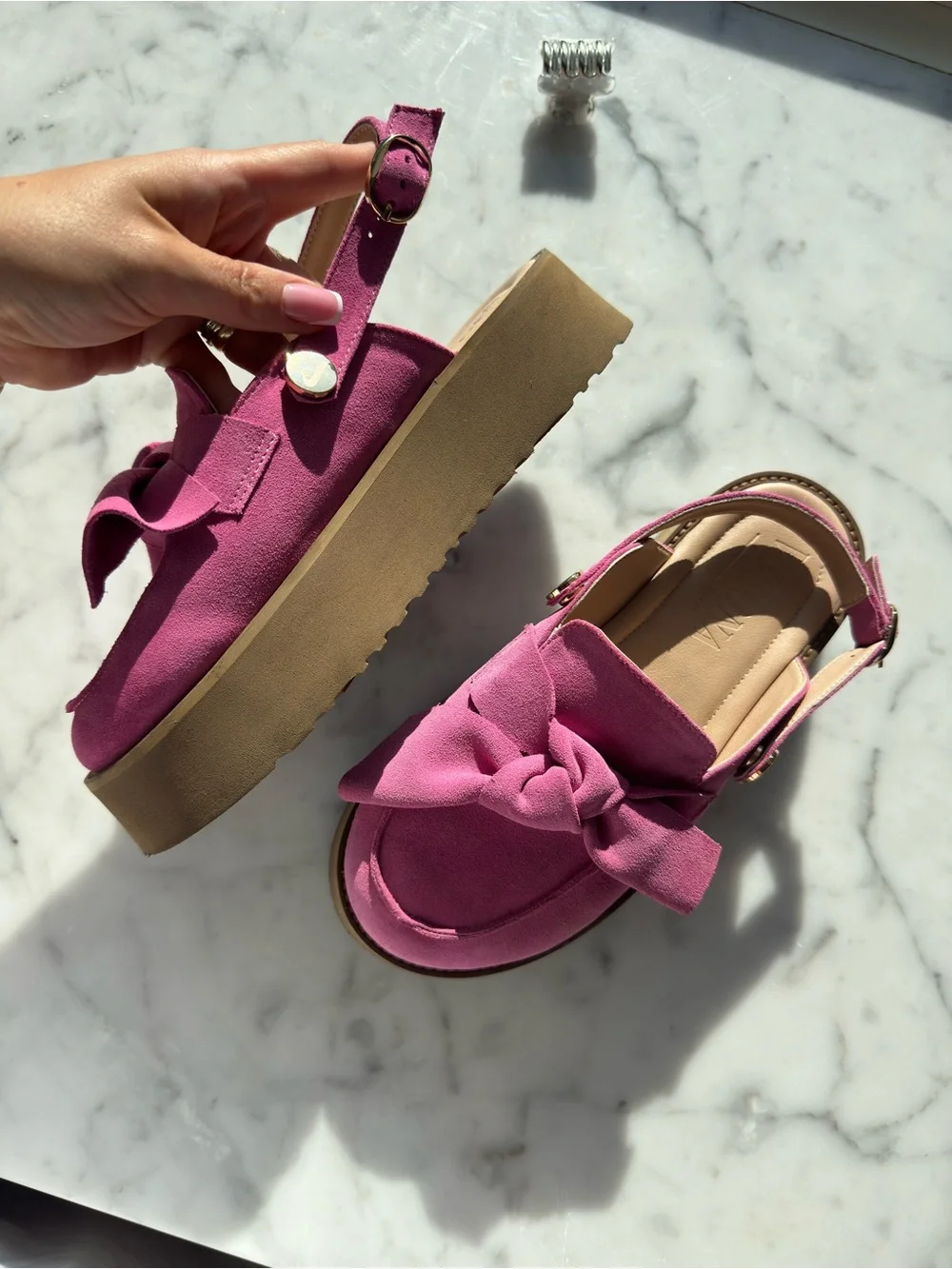 No Brand name natural suede